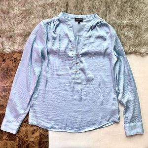 The Limited | Long Sleeve Light Blue Blouse